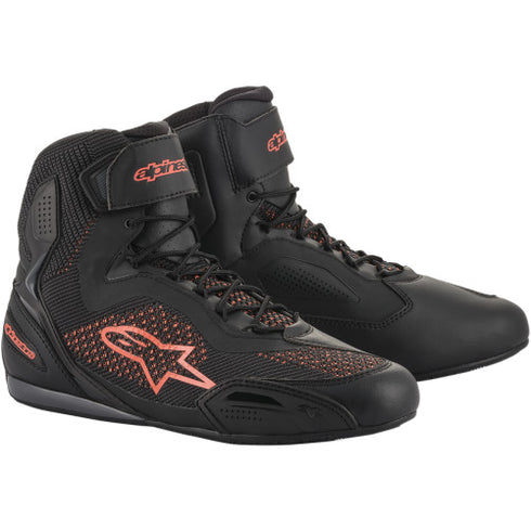 Ghete Moto Alpinestars Faster-3 Rideknit Black Red